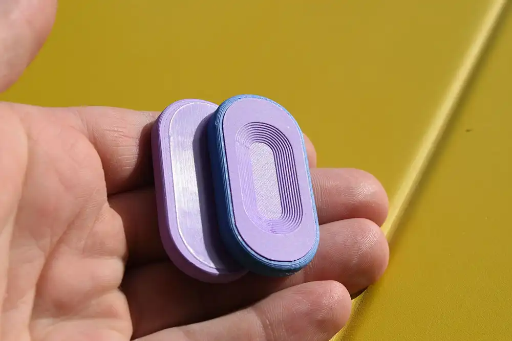 Glide tape for smoother fidgeting