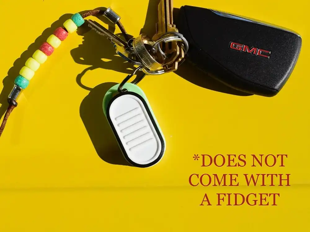 Fidget holder keychain